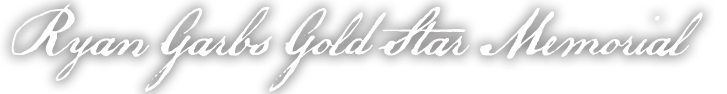 Ryan Garbs Gold Star Memorial Logo